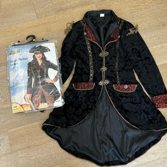 Spirit Halloween Regal Rebel Pirate Dress Jacket small/medium - Picture 1 of 2